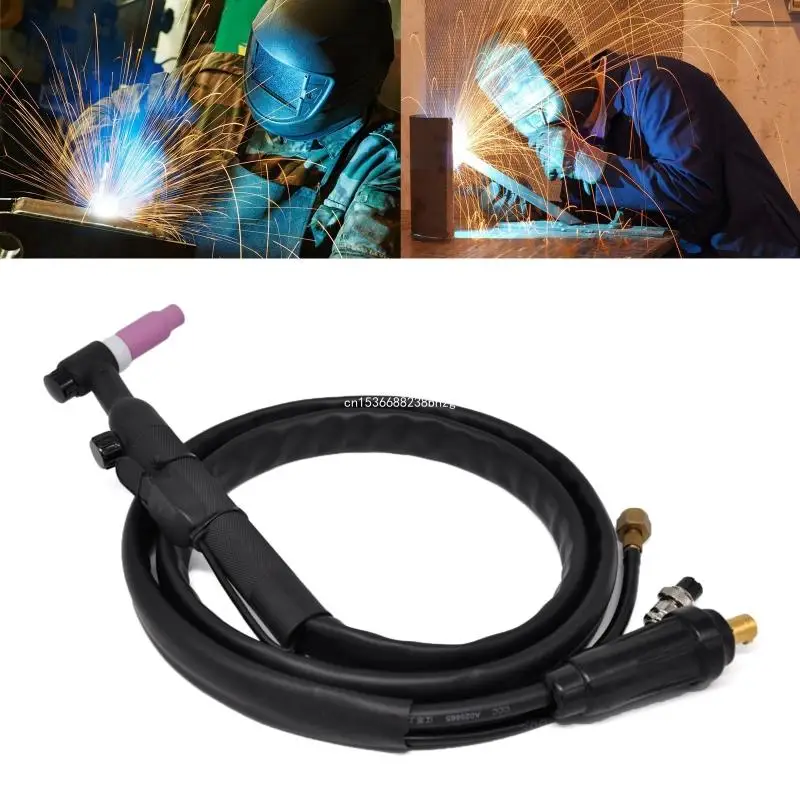 High Performance WP17 Tig Welding Torch Air-Cooled Tig Welding 13 Feet Cable Easy Operation Welding Accesories Durable