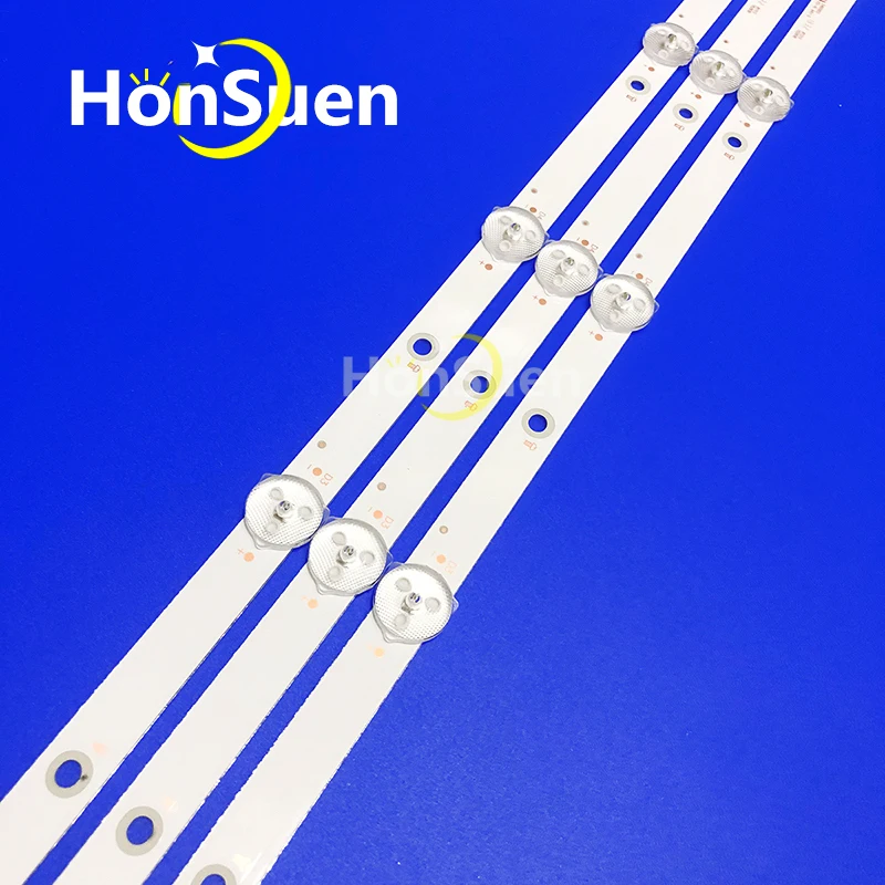 840 مللي متر Led شريط إضاءة خلفي 9 مصباح لشركة فيليبس 43 "TV LB43046 V0_02 V0_00 43PFS5803/12 43PFS5823/12 43s5295 LC430DUY SH A1 TPT430H3
