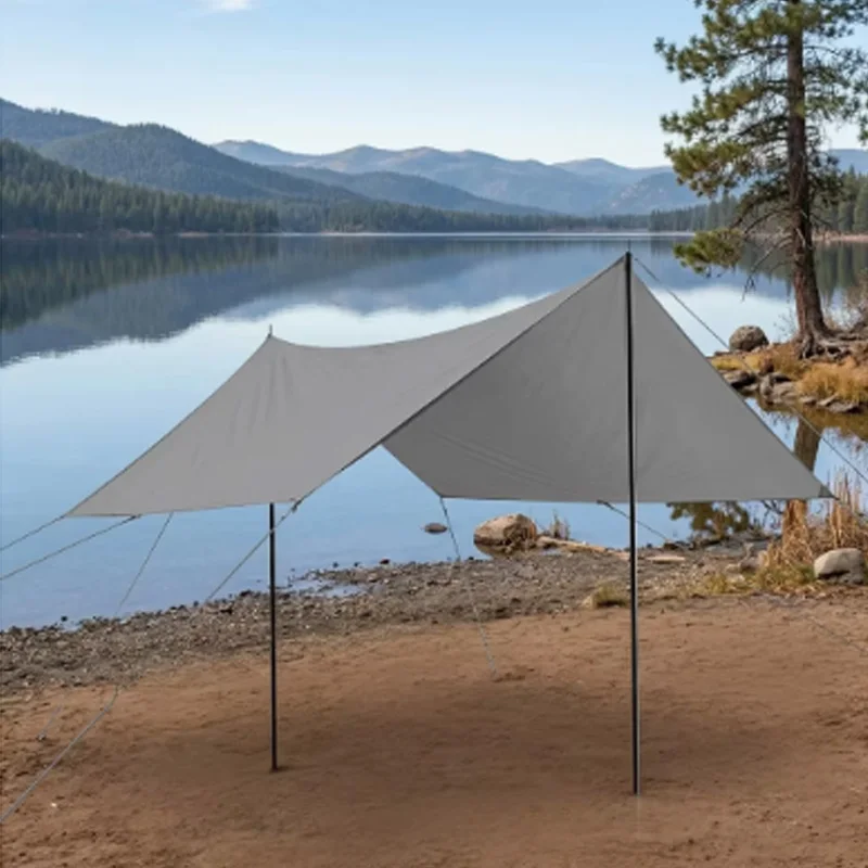 Portable Waterproof Awning 2x3m 2x4m 3x3m Camping Sunshade Tent Outdoor Tarpaulin for Tourism