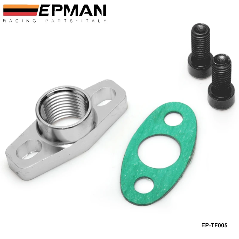 Turbo Oil Return/Drain Flange Adapter Female an10 1/2NPNT For GT28 GT30 GT35 T25 EP-TF005