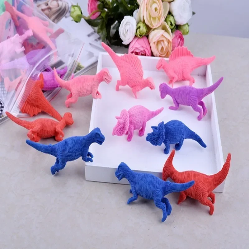 10pcs Magic Water Growing Ocean Creature Dinosaur Bath Education Toys Novelty Sea Life Land Animals Water Expandable Toys Funny