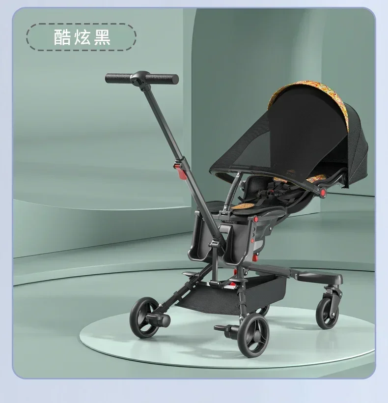 Stroller Carrinho De Bebe Reversible Trolley Prams Travel Baby Luxury High Landscape Baby Seat Rotation