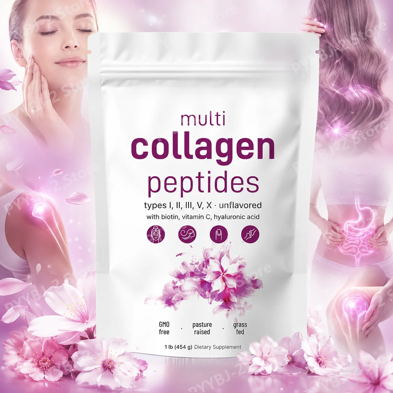 Vitamin C Powder - 멀티 콜라겐 펩타이드 파우더 – 가수분해