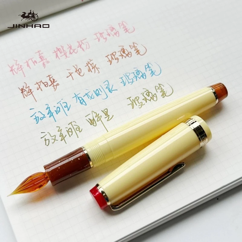 JINHAO 82 Glass Dip Pen Handcrafted Finely Ground  for Calligraphy Smooth Writing Stationery School Office Art Supplies view 4