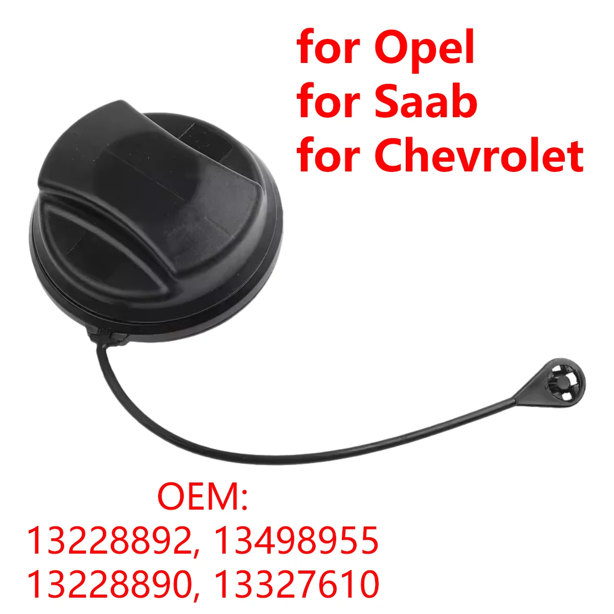 13228892 for Opel Corsa D Meriva B for Saab 9-3 for Chevrolet Cruze Colorado Trailblazer Car Fuel Tank Cap Cover