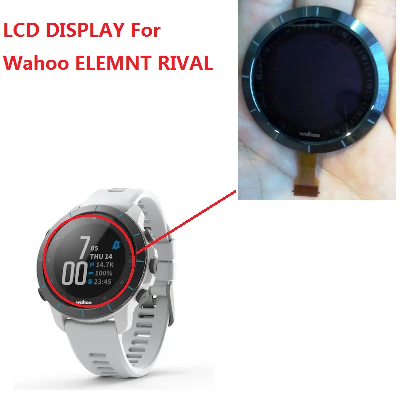 

1.2 inch DISPLAY WITH TOUCH PANEL screen repair For Wahoo ELEMNT RIVAL Multisport GPS Watch