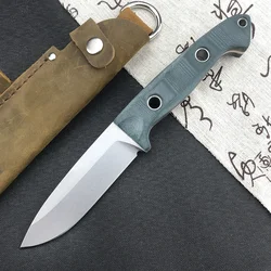 Military BM 162 Bushcrafter Survival Fixed Knife S30V Blade G10 Handle Outdoor Camping Hunting Knives Tactical Combat EDC Tool