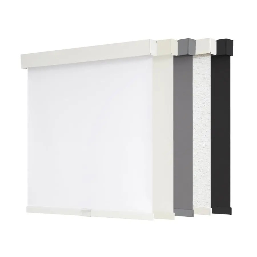 

Blackout Roller Shades Cordless Blinds for Windows, FreeStop Shades with Valance, Thermal Insulated Fabric, UV Protection, Natur
