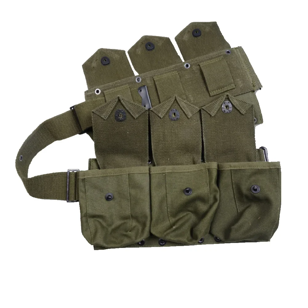 Imagem -02 - Army Tactical Tool Bolsa Cell Pouch Ww2 B.a.r. Bolso Molle Hard Pack Verde Khaki Equipamento Militar ao ar Livre Tactical us