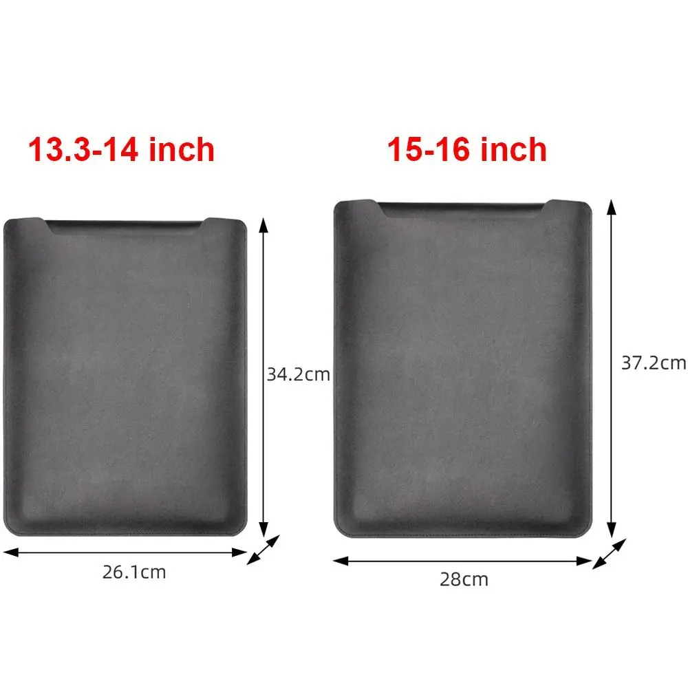 Casing Lengan Laptop Tahan Benturan 13 14 15 Inci Tas Notebook Portabel Ultra Tipis Sampul Ultrabook Warna-warni untuk HP/Dell/Permukaan Kantor