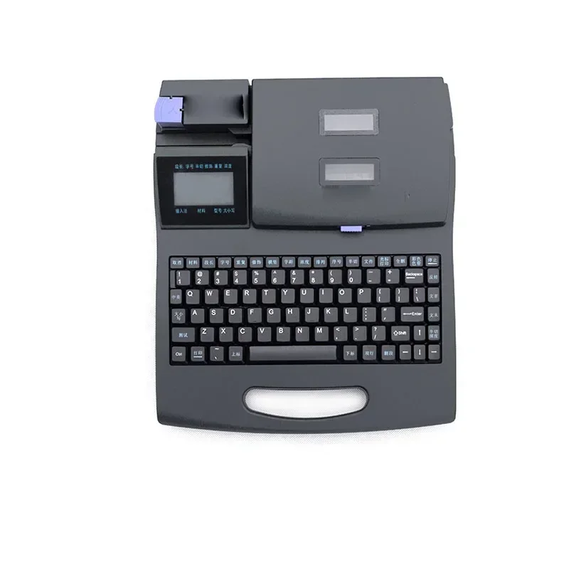 رائجة البيع رقم الخط رقم الماكينة أنبوب آلة ترميز خط الطابعة TP66i كم الطابعة أكل الشريط ملصق كابل طابعة PVC