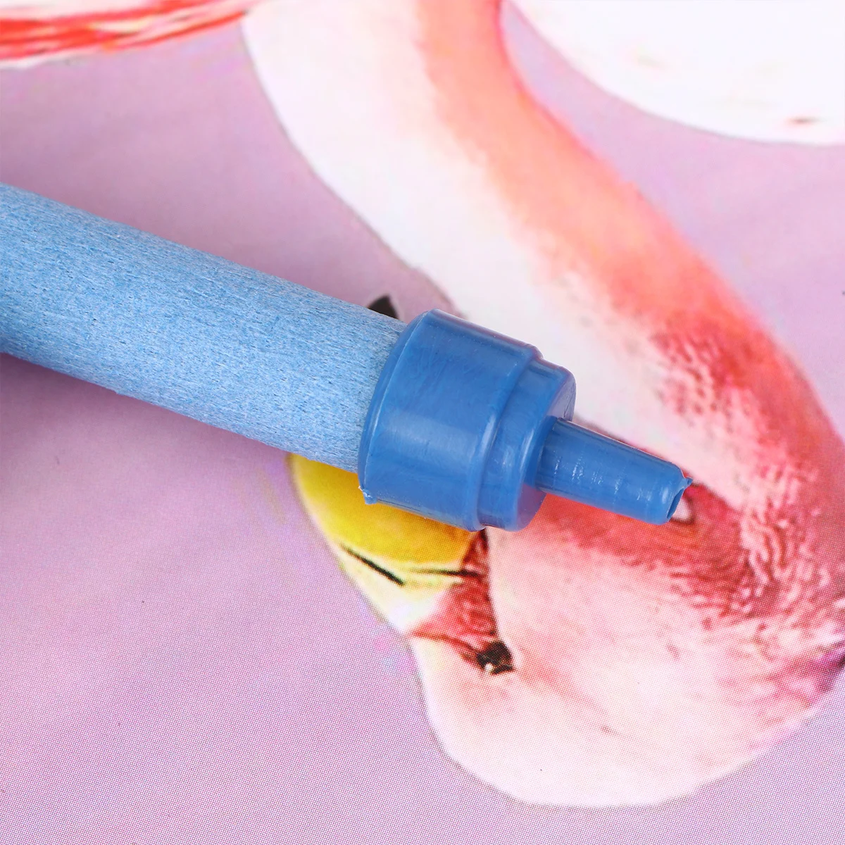 

1Pcs Air Stone Tube Blue Size 4 Aquarium Fish Tank Air Bubble Bar with Suction Cups Connector for Pump Oxygenation