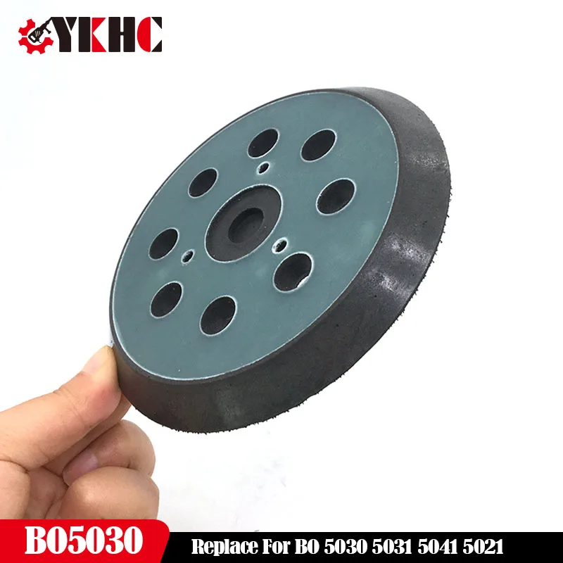 Sanding Pad 125mm 8 Holes Replacement For Makita BO5030 BO 5030 5031 5041 5021 Hook & Loop 743081-8 Power Tool Accessories