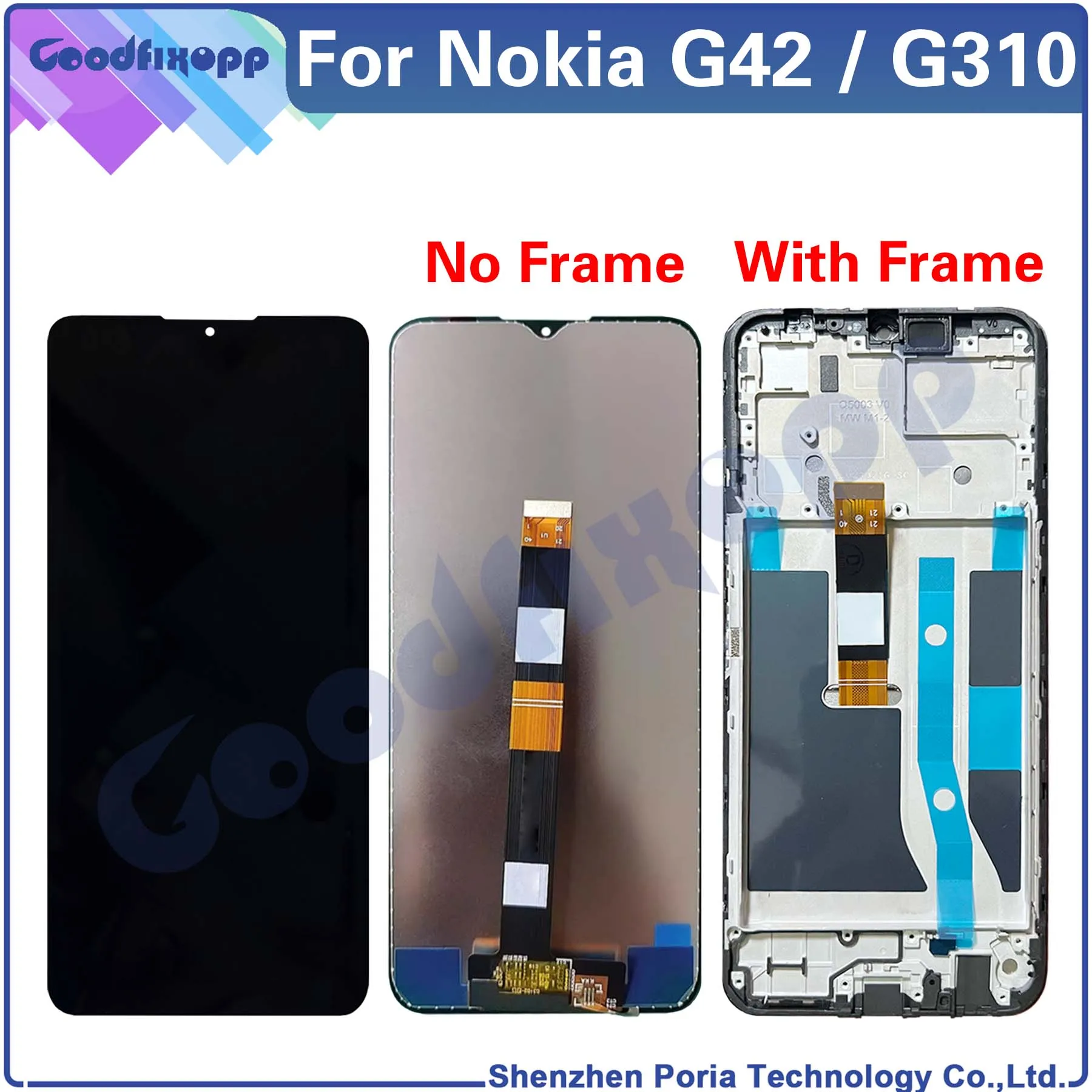 For Nokia G42 G310 LCD Display Touch Screen Digitizer Assembly Repair Parts Replacement