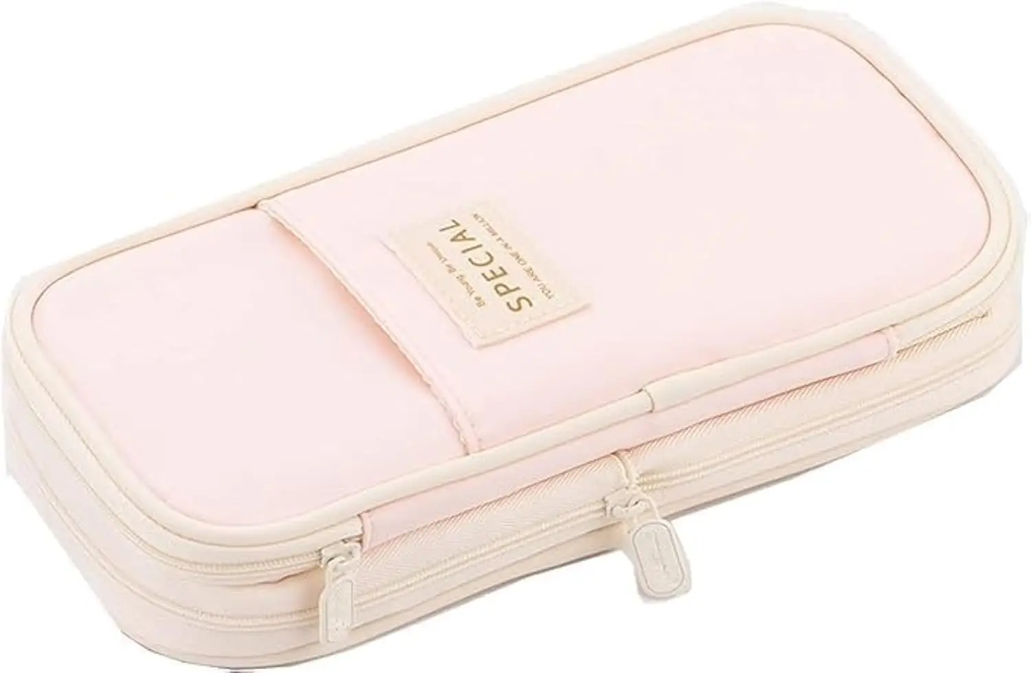 

Large Capacity Pencil Case with Zipper, Big Storage Pouch Organizer for Office Travel