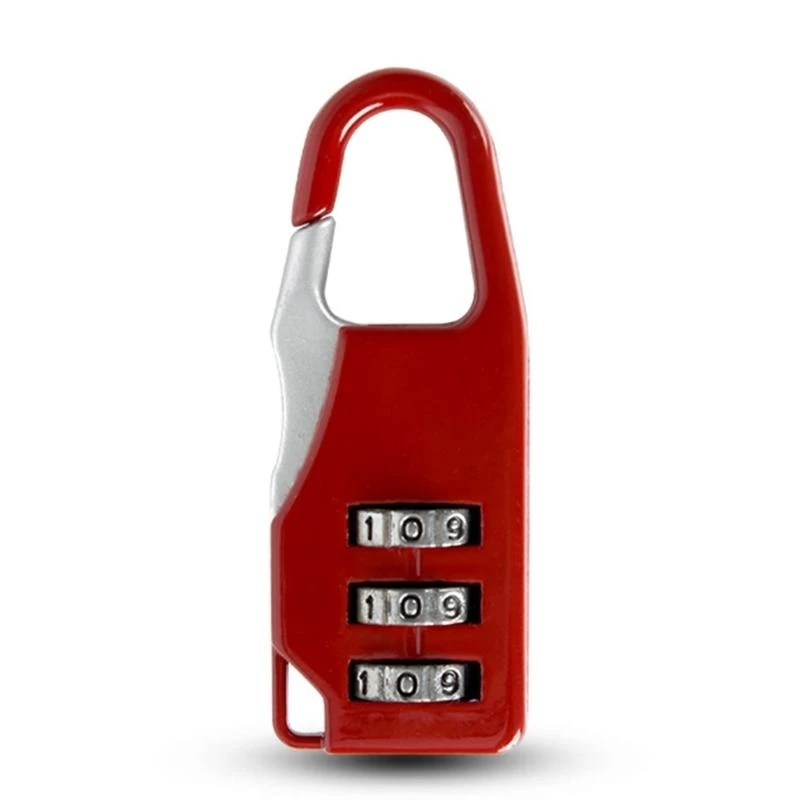 340D 3 Digit Small Lock Mini Combination Padlock for Mini Storage Box Bag Suitcases