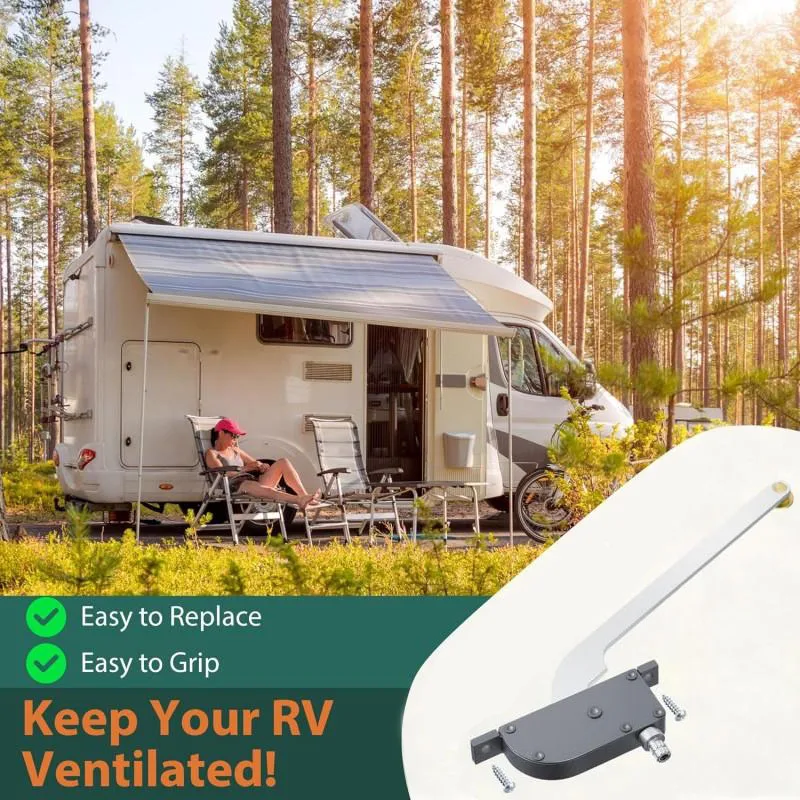 RV Roof Vent Operator Assembly With Screw For Ventline Ventadome For 14 X 14 Standard RV Roof Vents With Wedge Shaped Covers view 5