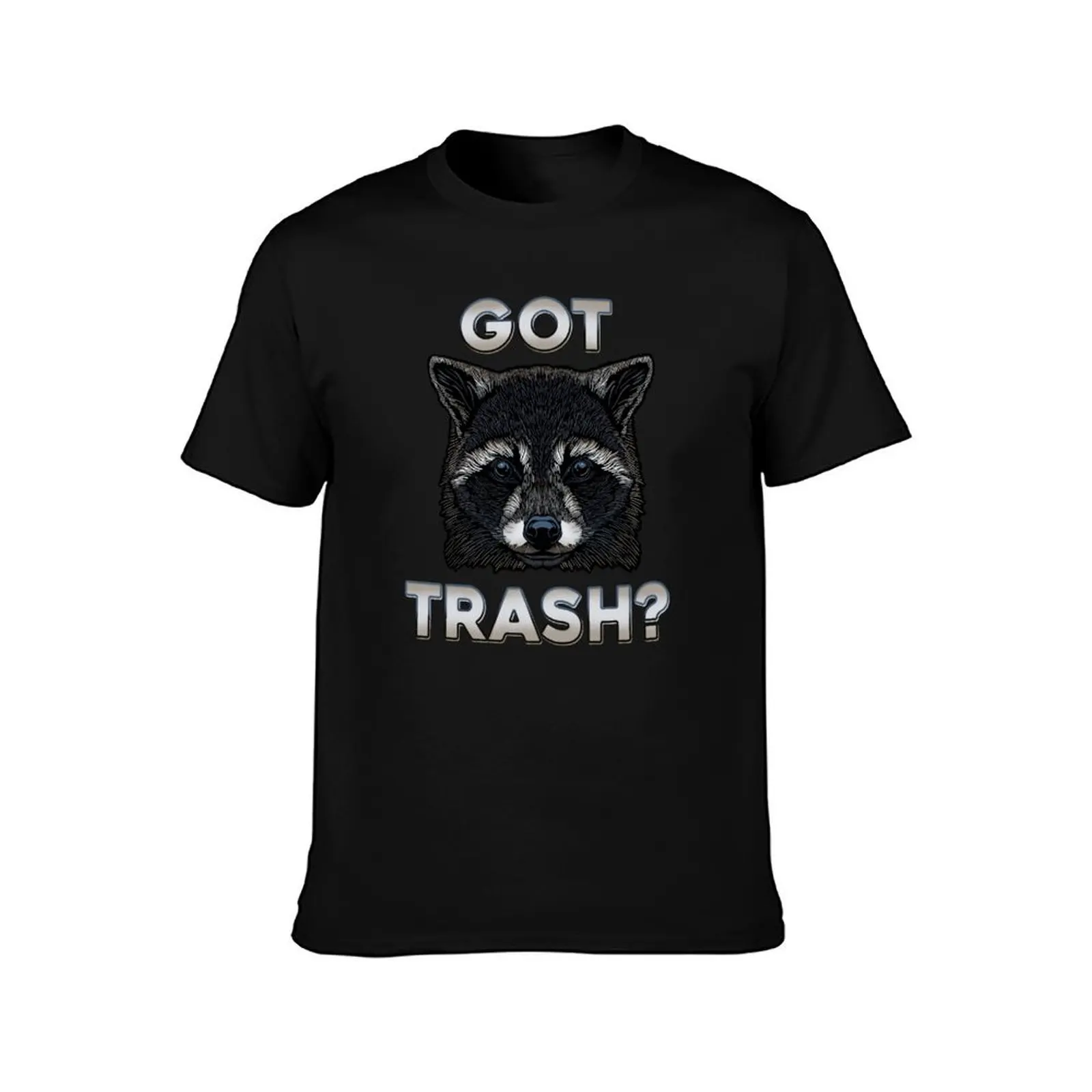 Got Trash? Cute Raccoon begging for garbage T-Shirt Essential Solid Color T-Shirt