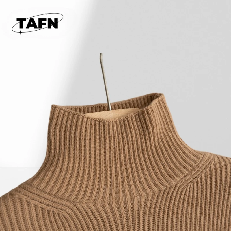 25 人気の韓国スタイル カシミア ウォーム レジャー ニッチ レディース セーター トップ フライなし 高度な質感 オールマッチング アイテムA25117