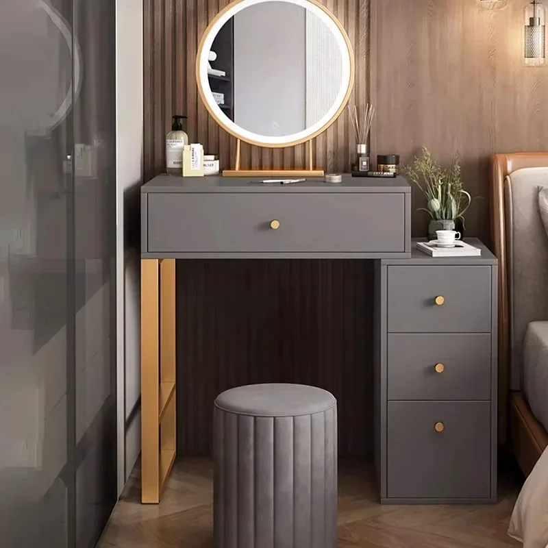 Minimalist Princess Vanity Table Hallway Nordic Exterior Collection Dressing Table Study Lazy Creative Maquillaje Patio Furnitur