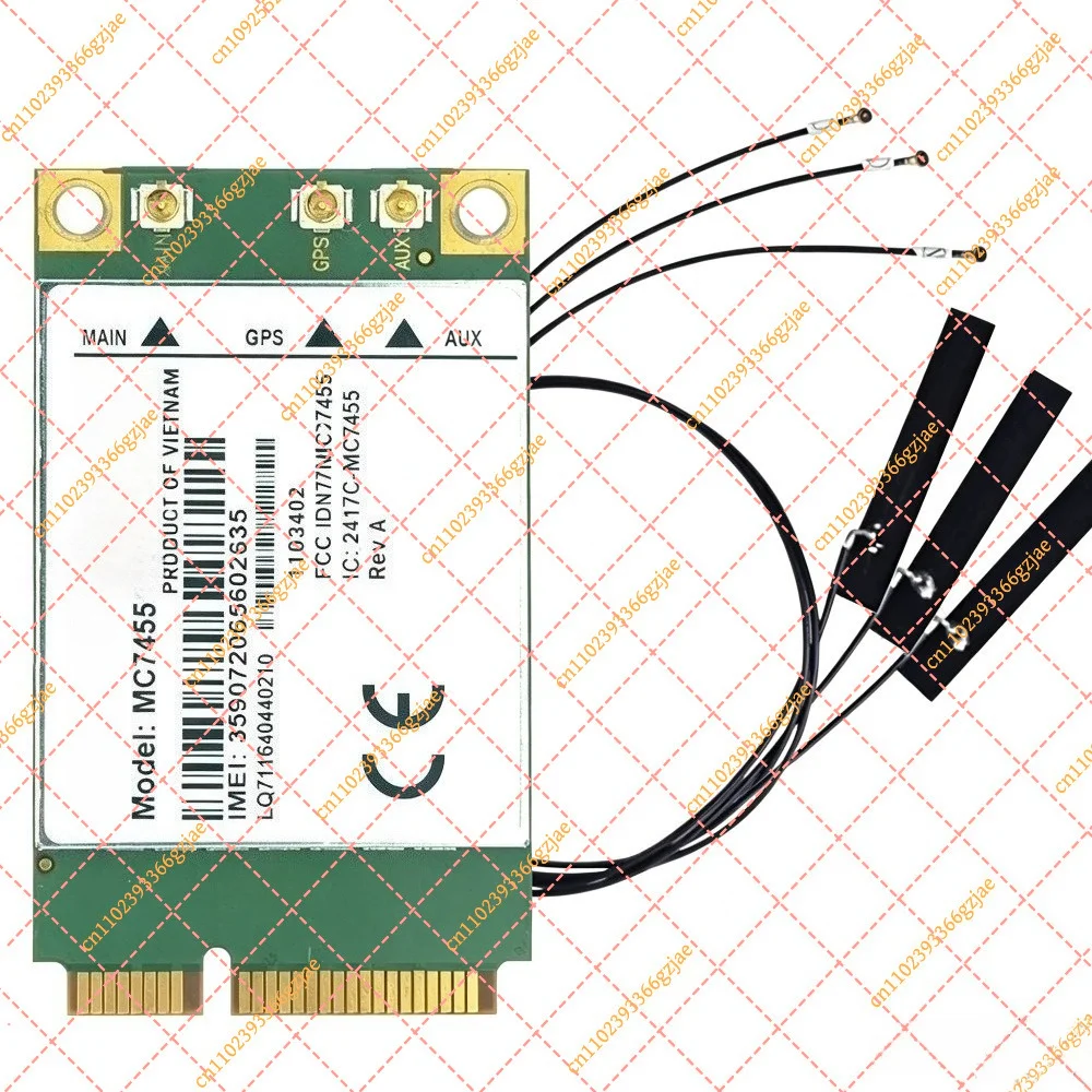 Mini PCIe 4G Module WWAN LTE CAT6, Embedded Data Card for Notebook Industrial PC