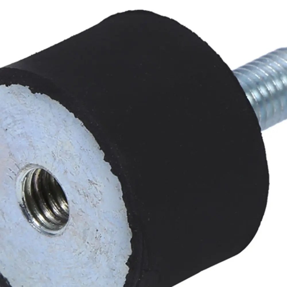 

4 PCS Heavy Duty M8 Rubber Mounts Cylindrical Threaded Stud Isolator 30x20mm Anti-Vibration Shock Absorber Bobbin