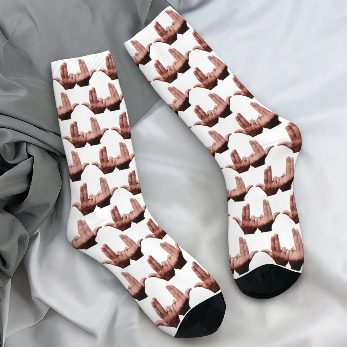 Jul France Rapper Socks Spring Stockings Casual Unisex Men Comfortable Socks Printed Outdoor Anti Skid Socks
