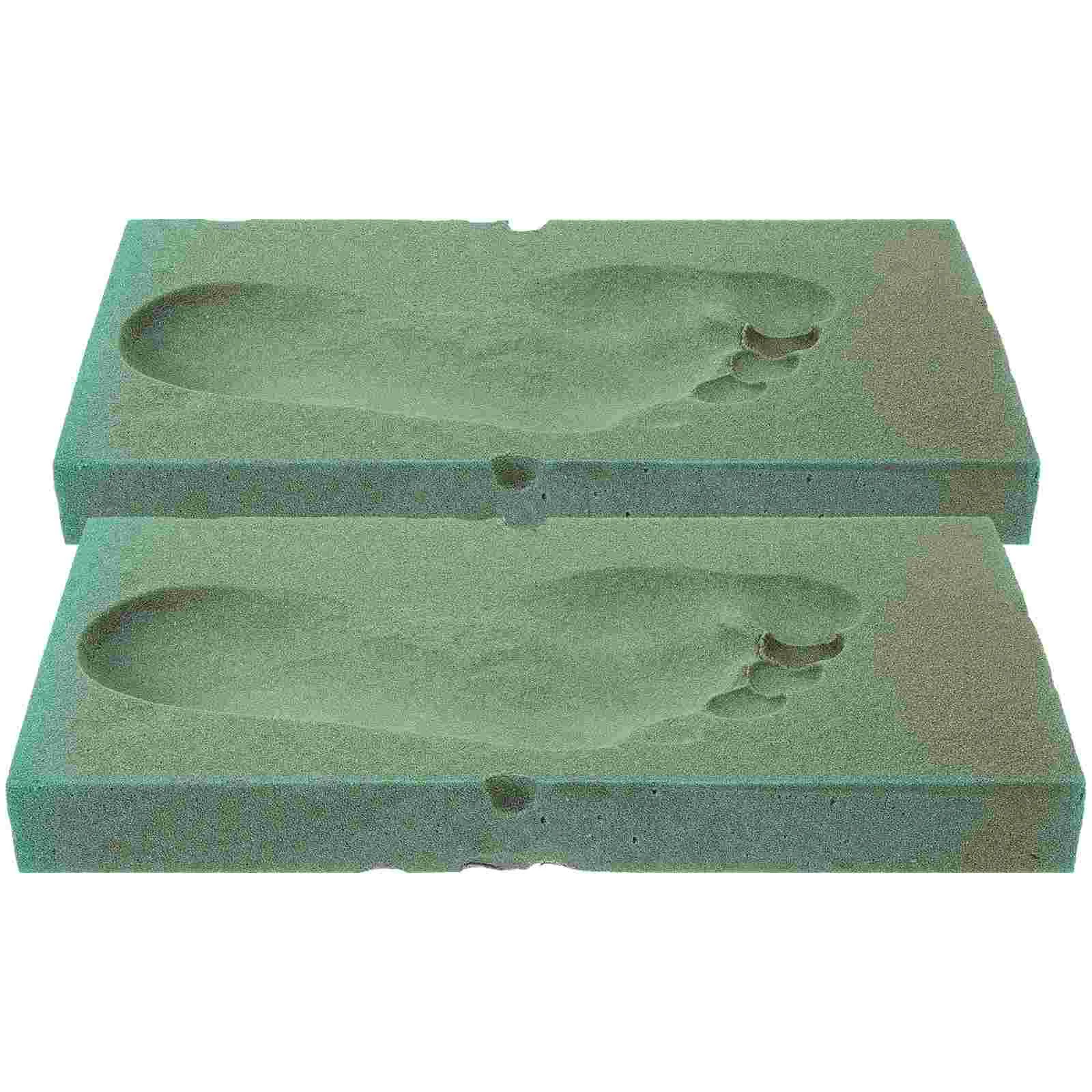 

Stainless Steel Foot Molding Box DIY Footprint Foam Impression Case Casting Kit