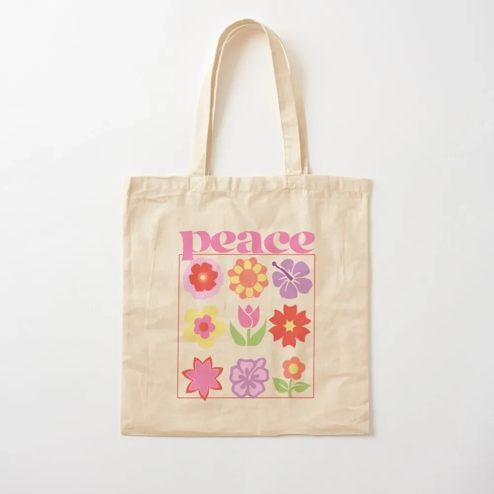 

Холщовая сумка-тоут Flowery Peace Тканевая сумка