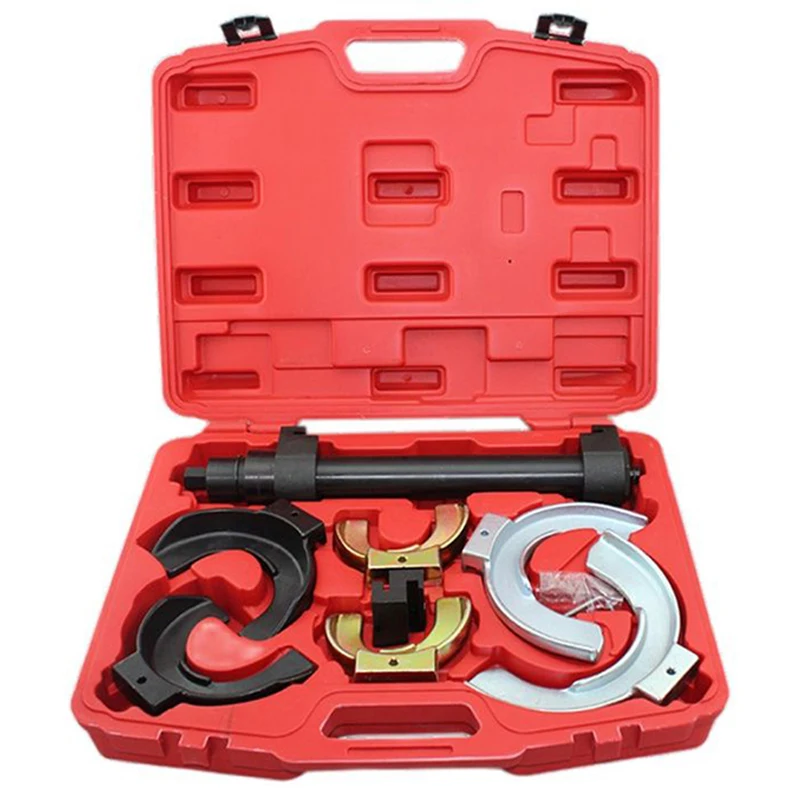 

Universal Shock Absorber Spring Compressor Kit Interchangable Fork Strut Coil Spring Compressor Extractor Auto Tool