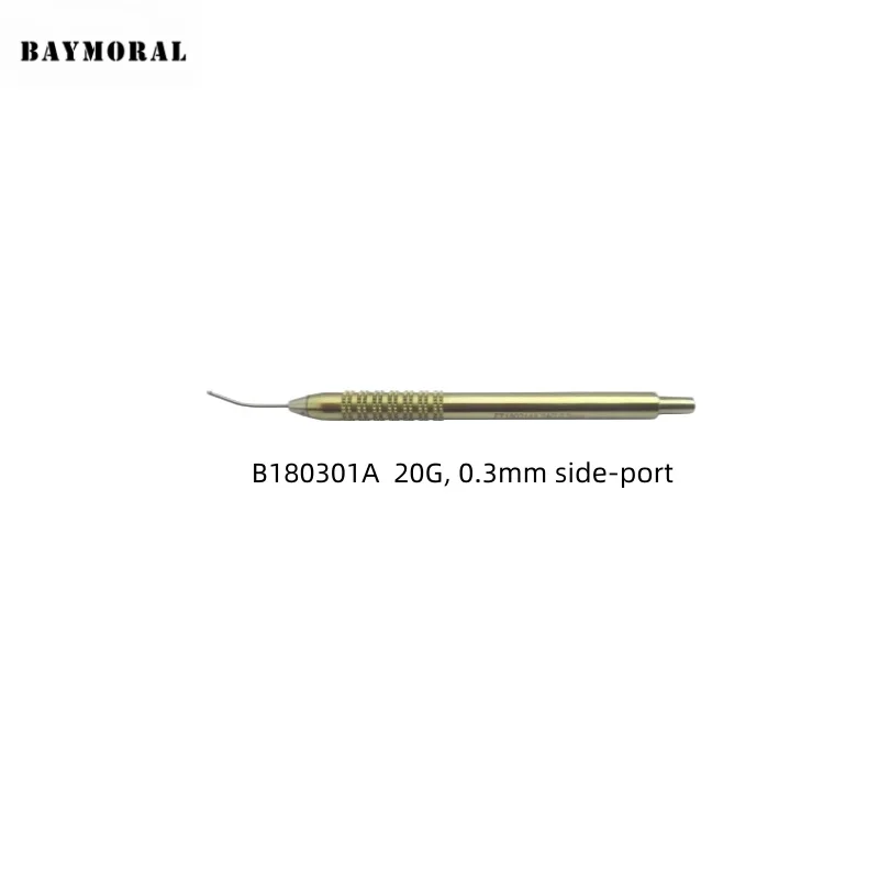 Manipolo per aspirazione bimanuale, manico zigrinato Strumenti chirurgici oftalmici cataratta nel servizio medico degli strumenti