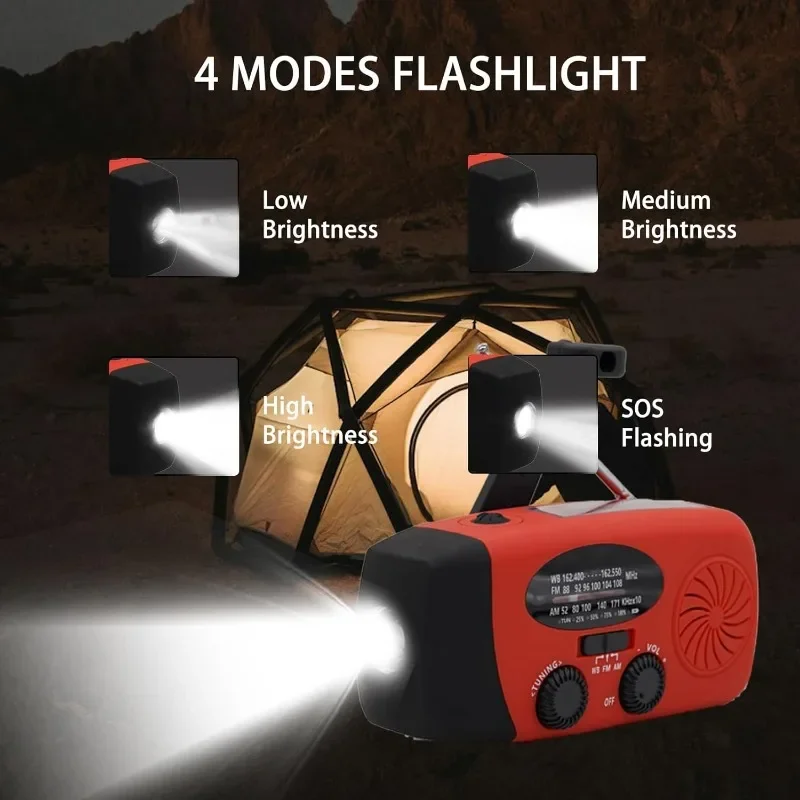 Multifunctional Hand Crank Radio 4