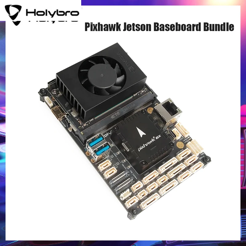 

Holybro Pixhawk Jetson Baseboard Bundle it To Be Used with Any PAB Flight Controller Such As Pixhawk 6X/ 6X Pro for RC FPV Drone