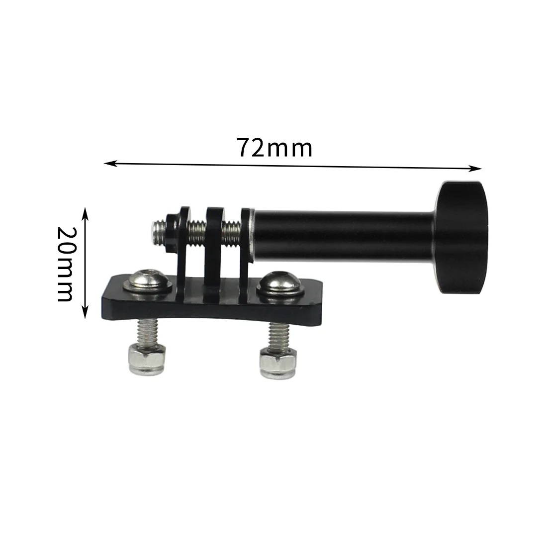 Aluminium Mini Stativ Kopf Helm Feste Adapter Halterung für Gopro Hero 13 11 10 9 8 7 6 5 Für Insta360 ONE R Action Kamera Radfahren – Detail 23