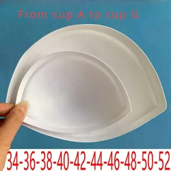 Women's Intimates Accessories 10 Pairs Plus-size Bra Pad Semi-circular From A Cup To G Cup DIY Garment Bra Pads Accessory