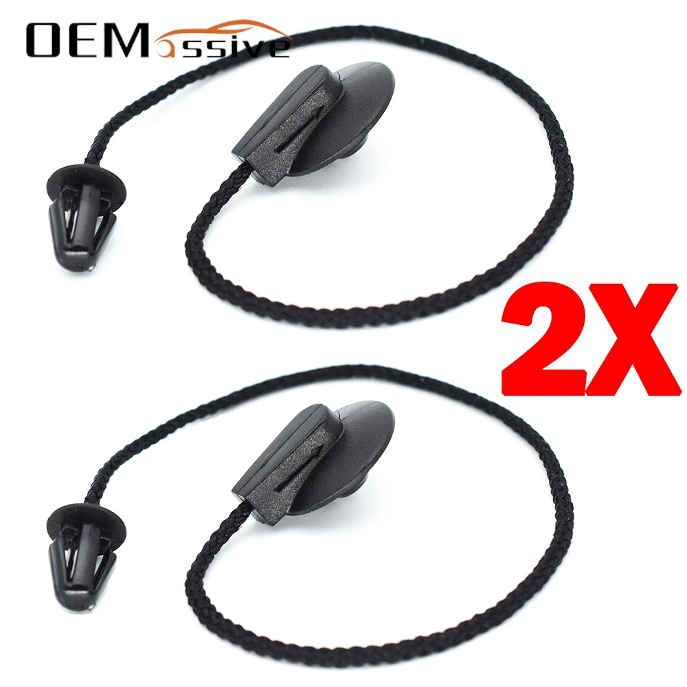 Pair For Ford Focus 3 Hatchback MK3 2012 - 2018 Rear PARCEL SHELF LOAD LUGGAGE Inner Tonneau Hatch Cover Lift String Strap Clips