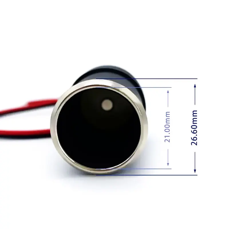 10A/15A/20A Max 200W Car Mounted Cigarette Lighter Charger Female Socket Plug with 30cm Cable Connector Adapter Universal 12v