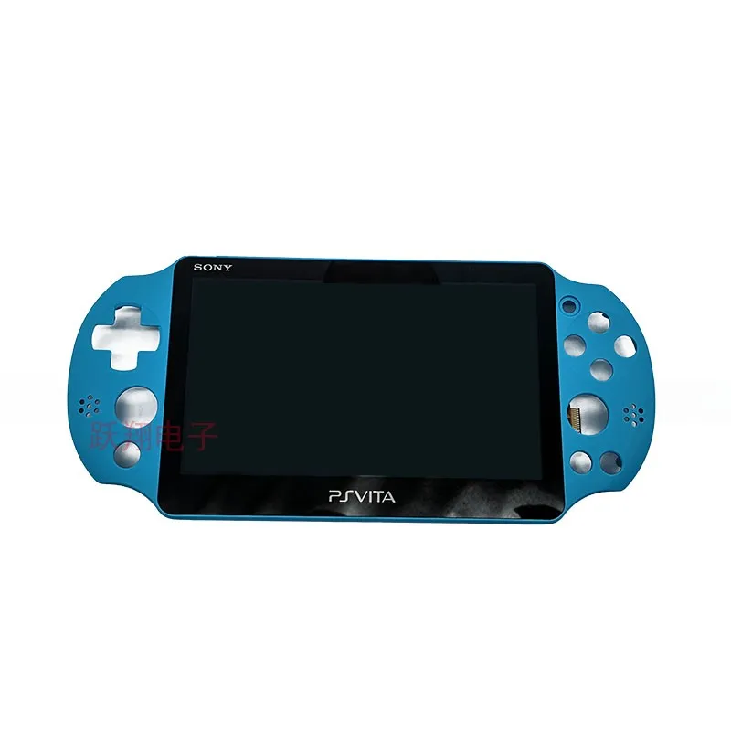 フレーム付きLCDアセンブリ,psvita2000,ケースディスプレイ,黒,白,赤,オレンジ,青,オリジナル,新品