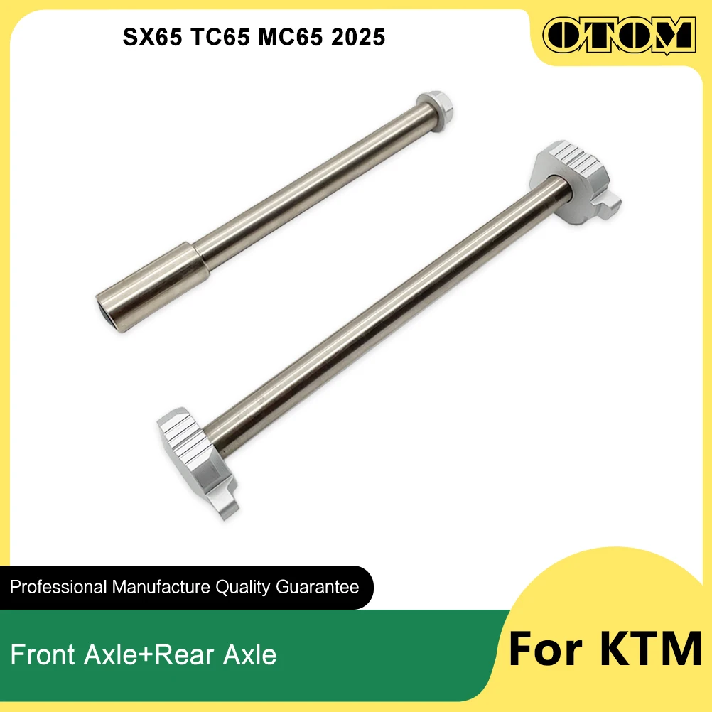 OTOM 2016-2025 Motorcycle Front Rear Wheel Axle Nut Block Hub Shaft For KTM HUSQVARNA GASGAS SX65 TC65 MC65 SX50 TC50 SXE MCE EE