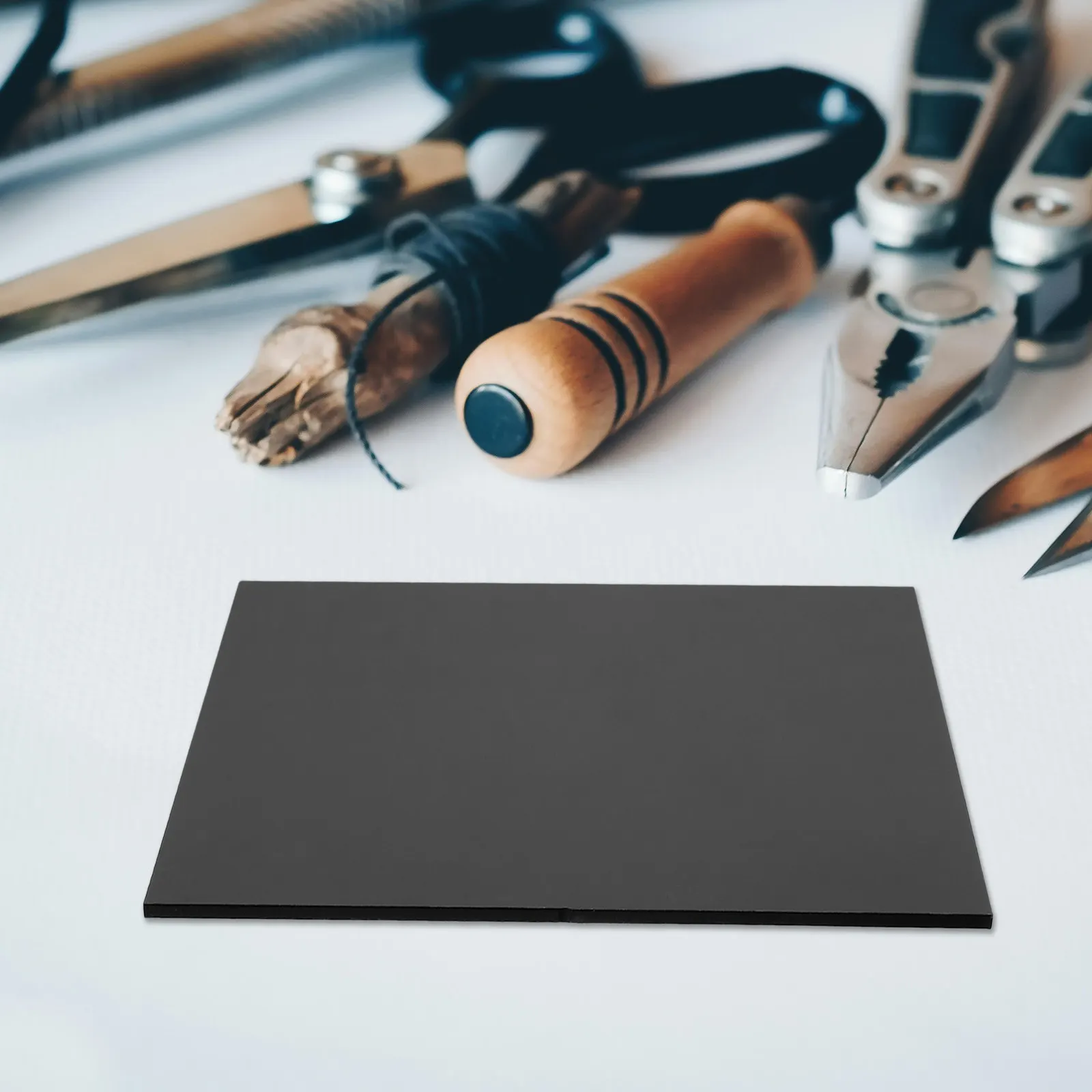 

10Pcs DIY Acrylic Sheet 2Mm Black Acrylic Plate Sturdy Board for Crafting Handcraft Display Crafting Making Supplies