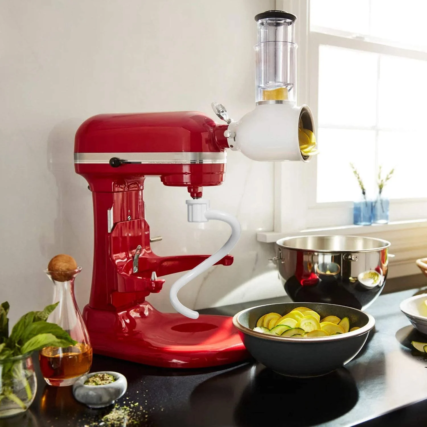 A02V-металлический крючок для теста со спиральным покрытием, металлический крючок для теста со спиральным покрытием - подходит для моделей с подъемом чаши миксера на кухонной подставке