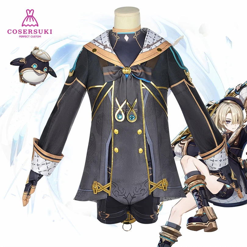 

Genshin Impact Fontaine Freminet Cosplay Costumes for Hallweeen Stage Performance Clothes