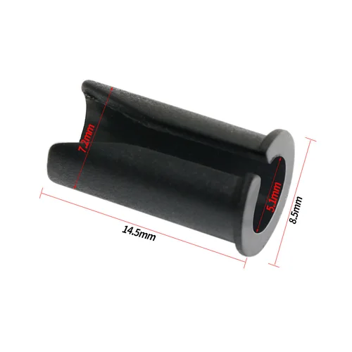 Imagen 2 del producto Guía de Cable para cuadro de bicicleta, organizador de carcasa de manguera hidráulica, abrazadera de Clip en U en forma de C, Cable de freno desviador de palanca de cambios de 4mm y 5mm, 10 Uds.