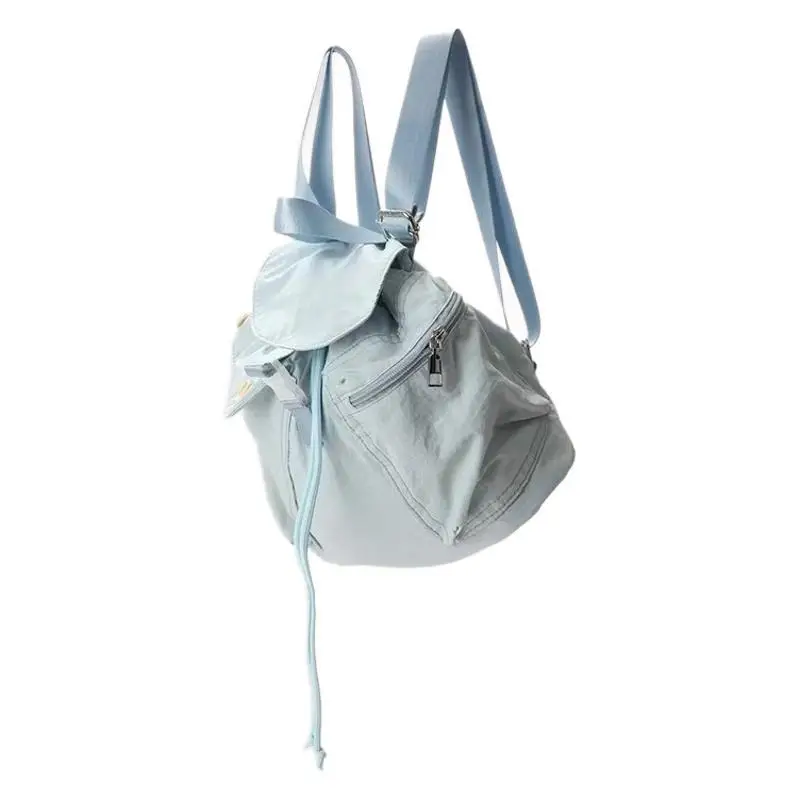 

Дизайнерская сумка через плечо с завязками в стиле Y2K Harajuku для женщин, модный городской рюкзак, сумка-рюкзак, мочила, рюкзак, сумка, болсо