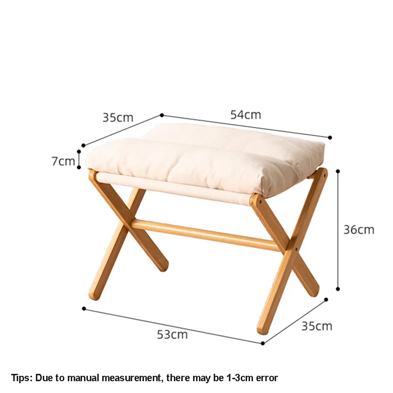 Fußstütze Hocker Fußhocker Kleine Fußstützen Fußhocker Beinstütze Hochgepolsterter Hocker Sitz für Schlafzimmer Wohnzimmer