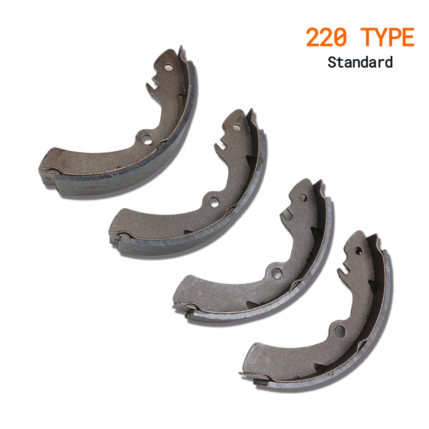 220 Type Brake Pads Standard /Reinforce for LV TONG EAGLE LangQing Golf Cart Accessories Vehicle Parts 4 Pieces