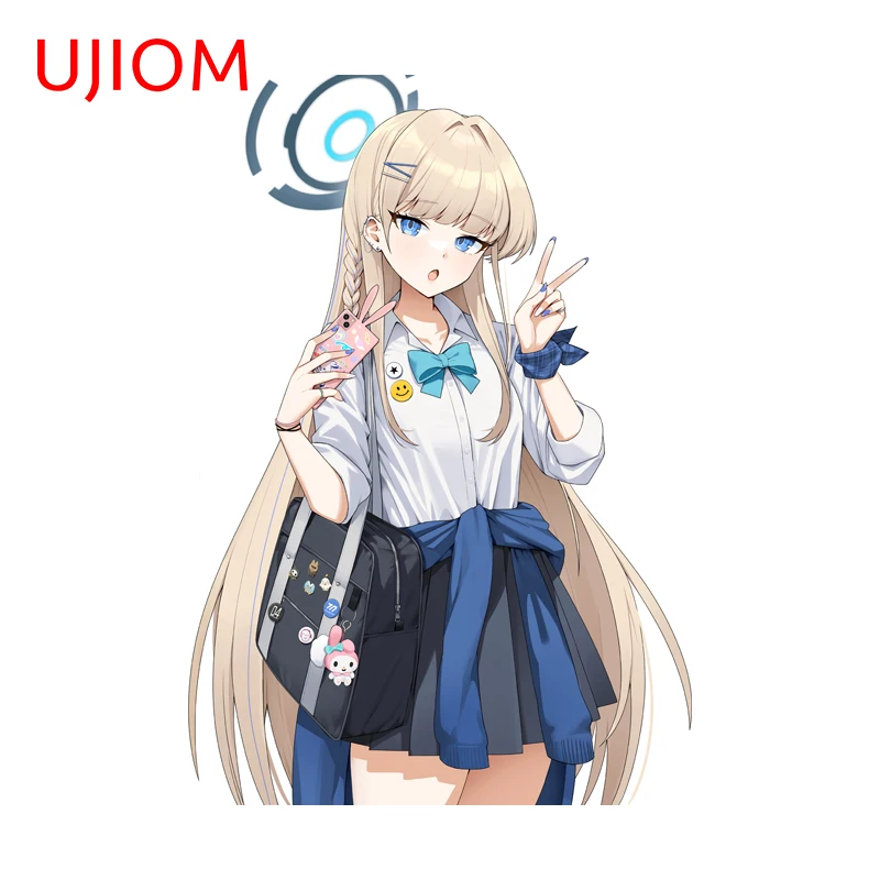 UJIOM Blue Archive Graffiti Wall Sticker Mariage Vestibulec Kawaii Home Supplies Decal Suitable For Light Switch Decoration