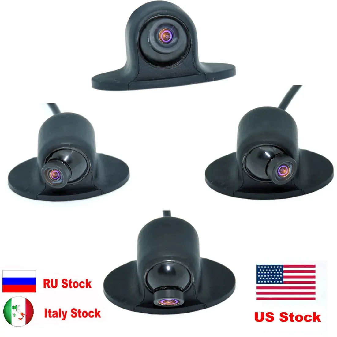 Mini  CCD Night 360 Degree Car Rear View Camera Front Camera Front View Side Reversing Backup Camera WF