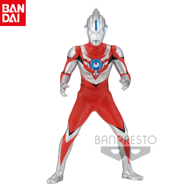 Bandai Original Genuine Ultraman Orb Hero Statue Ultraman Orb Initial Form Anime Movable Humanoid Model Figure Holiday Gift