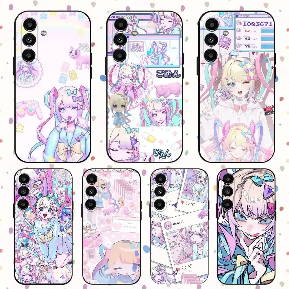 

NEEDY GIRL OVERDOSE Phone Case For Samsung S24,S21,S22,S23,S30,Ultra,S20,Plus,Fe,Lite,Note,10,9,5G Black Soft Cover